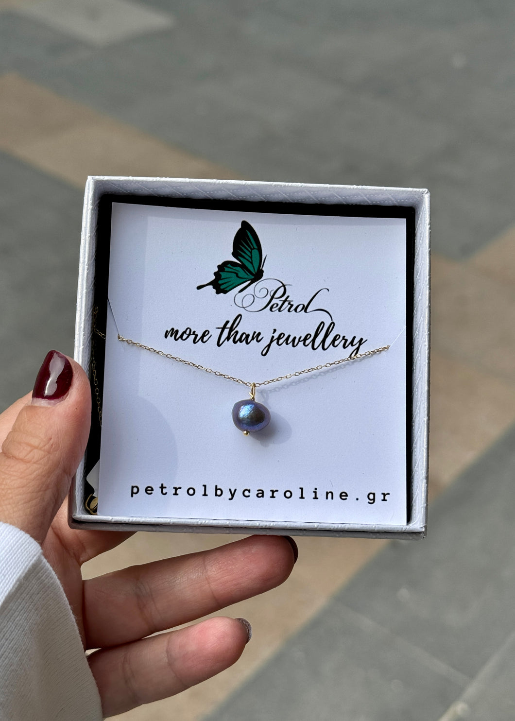 GREY PEARL Κολιέ