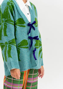 ALL GREEN BOWS CARDIGAN KLELIA ANDRALI