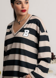 LILIANA (BLACK&WHITE) blouse BEEME