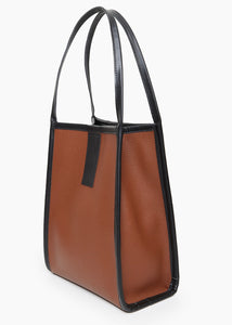 In The Name Tall Tote Brown Elena Athanasiou