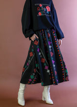 Load image into Gallery viewer, VALLERIA SKIRT BLACK BEEME
