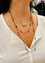Load image into Gallery viewer, POLY-M Αιματίτης Γκρι Πολύγωνο Necklace
