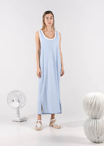 JOEY BASKET DRESS LIGHT BLUE ARPYES