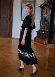 NOSCO DRESS (EMBROIDERED BUTTONED) NIDODILEDA