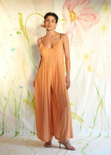 Load image into Gallery viewer, PEONY JUMPSUIT ORANGE MADAME SHOUSHOU
