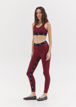 Load image into Gallery viewer, MIHA LEGGINGS (BURGUNDY) SUNSETGO
