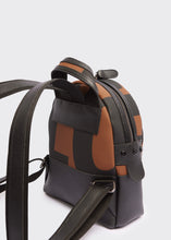 Load image into Gallery viewer, Backpack Small EA Logo Brown Elena Athanasiou
