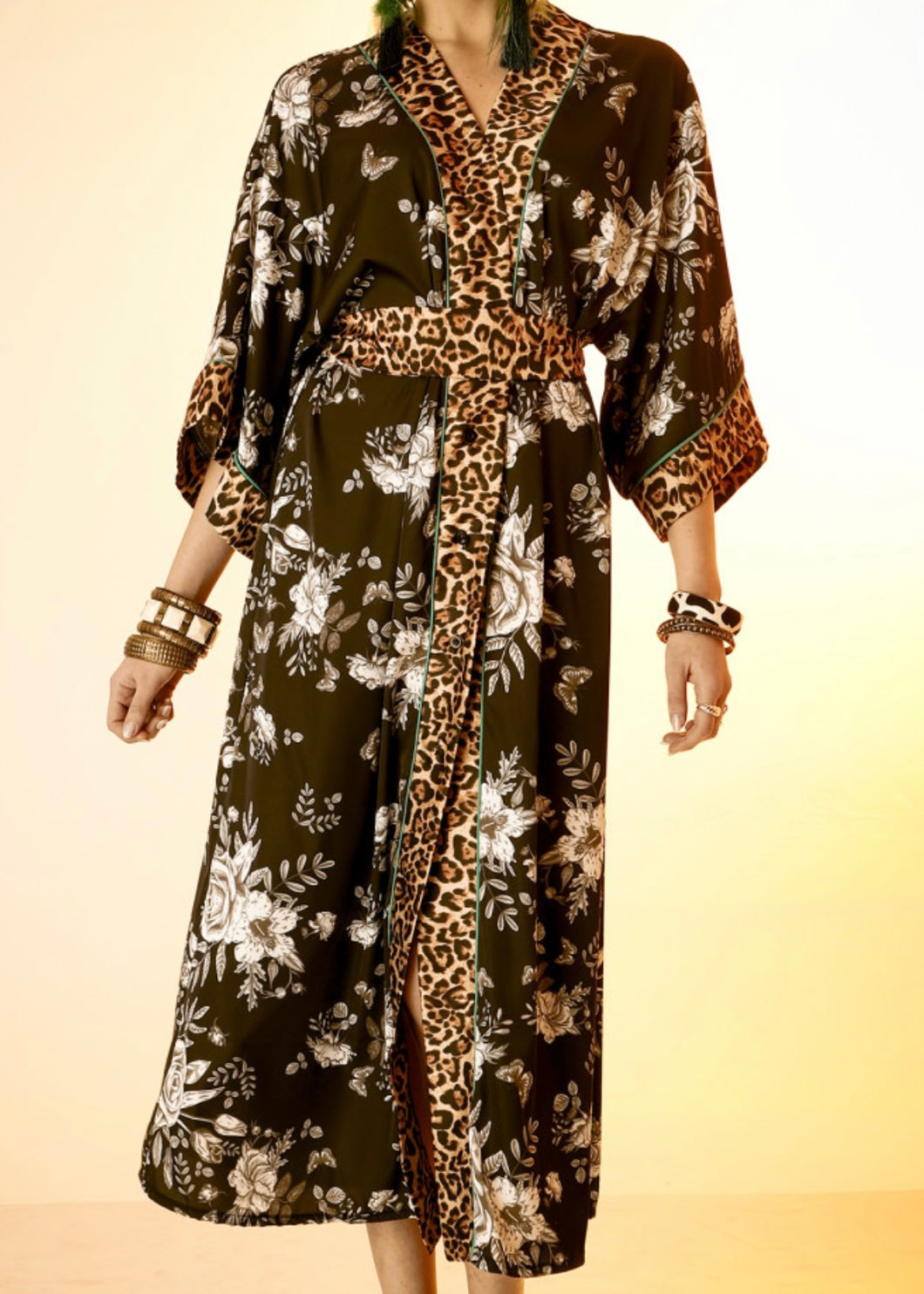 ROMINA (BLACK) dress/kimono BEEME