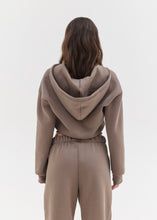 Load image into Gallery viewer, MABEL ZIP HOODIE (HAZELNUT) SUNSETGO
