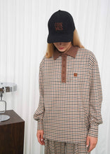 Load image into Gallery viewer, OBSERVER POLO BLOUSE BROWN ARPYES
