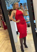 Φόρτωση εικόνας στο εργαλείο προβολής Συλλογής, SATIN DRESS RED MILKWHITE
