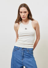 Load image into Gallery viewer, SIENNA TANK TOP WHITE SUNSETGO
