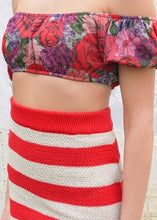 Load image into Gallery viewer, FAUVETTE SKIRT (RED) MADAME SHOUSHOU
