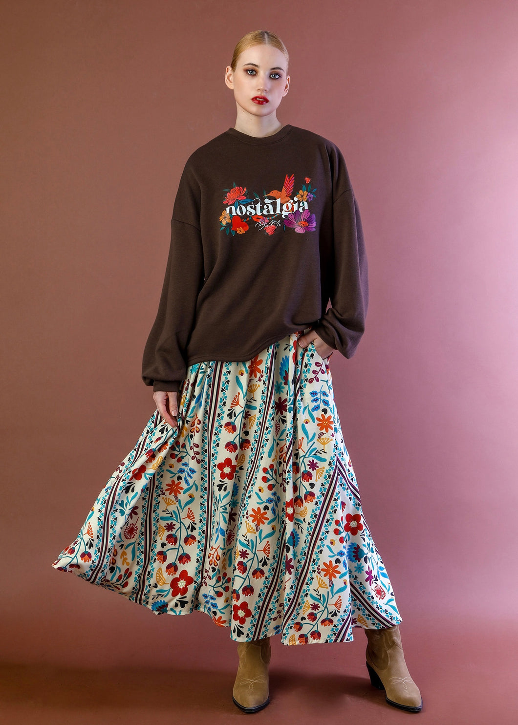 VALLERIA SKIRT BEIGE BEEME