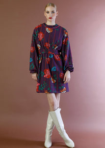 MIRELLA SHORT DRESS PURPLE BEEME