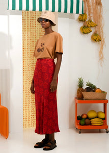 HIBISCUS SKIRT RED ARPYES