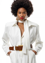 Load image into Gallery viewer, APOM LIGHT BROWN LEATHER BELT A PIECE OF ME
