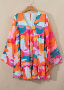 “ARIEL" Short Dress PALOMAS Y MARGARITAS