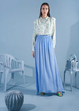 Load image into Gallery viewer, GARNER MAXI SKIRT LIGHT BLUE ARPYES
