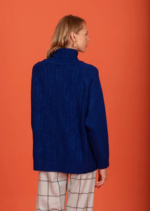 Idina knit sweater (Intense Blue) Chaton