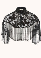 Load image into Gallery viewer, URANUS CAPELET (SEQUINED KNIT EMBELLISHED) Nidodileda
