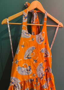 DRESS Tiger Orange MILKWHITE