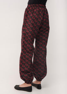 STEEZE PANTS Sun.Set.Go (SSG BLACK RED)