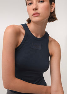 SUNSETGO RIBBED TOP Sun.Set.Go (NAVY BLUE)