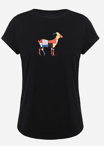 Rolled Sleeves T-Shirt (Black) THE MOTLEY GOAT