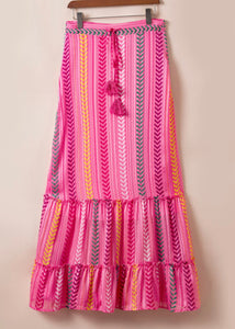 “LAURA" Skirt PALOMAS Y MARGARITAS