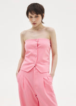 Load image into Gallery viewer, ERIKA STRAPLESS TOP (PINK) SUNSETGO
