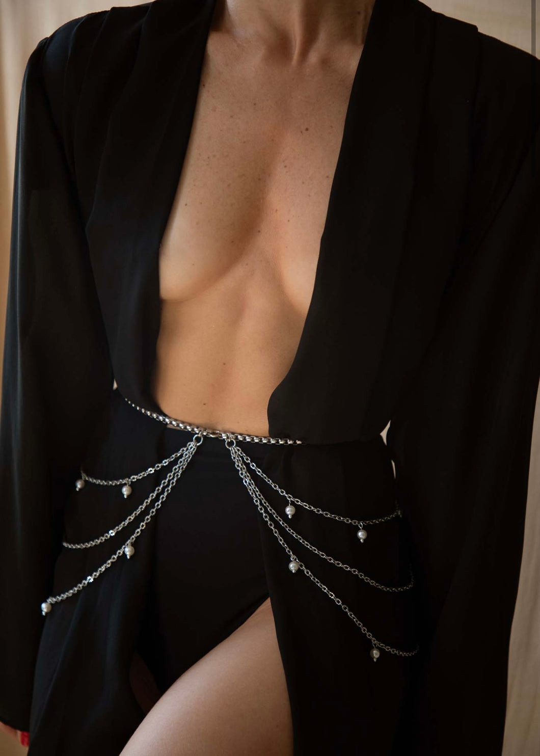 COSMO BELT (METAL ΒΕΑDED CHAINED) Nidodileda