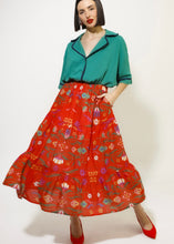 Load image into Gallery viewer, GERANI SKIRT (RED) BEEME
