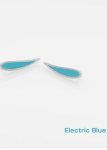 Palette Extended leaf σκουλαρίκια ασημί PRIGIPO