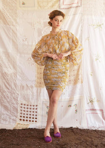 PIE TOP (YELLOW FLORAL) MADAME SHOUSHOU