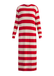 WESTIN KNITTED DRESS (RED) KARAVAN