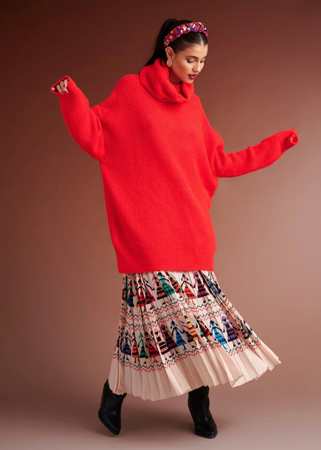 PENNY PULLOVER (RED) KARAVAN