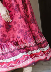 NOSTALGIA DRESS (DEEP PINK) BeeMe