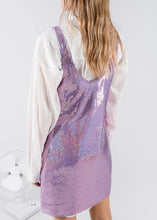Load image into Gallery viewer, PAMELA SEQUIN DRESS LILAC ARPYES
