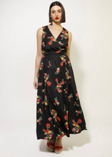 Load image into Gallery viewer, ANEMONI DRESS (BLACK FLORAL) BEEME
