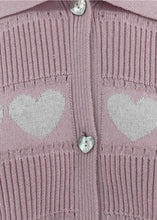 Φόρτωση εικόνας στο εργαλείο προβολής Συλλογής, Cardigan Polo Hearts (Pink) COMBOS
