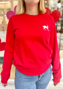 Valentine’s Crewneck Sweatshirt (Red) THE MOTLEY GOAT