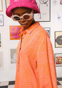 FLAMING JUNE LONGSLEEVE SHIRT CORAL ARPYES