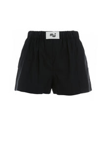 MINI SHORTS (Black) MILKWHITE