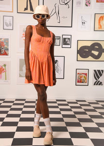 FLAMING JUNE DRESS CORAL ARPYES