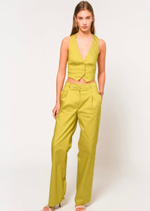 ALEXIA PANTS Sun.Set.Go (LIME DENIM)