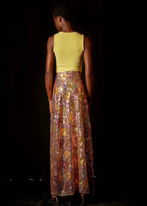 BLISTER WRAP SKIRT (SEQUINED) Nidodileda