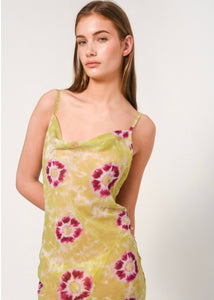 AELIA DRESS Sun.Set.Go (LIME TIE DYE)