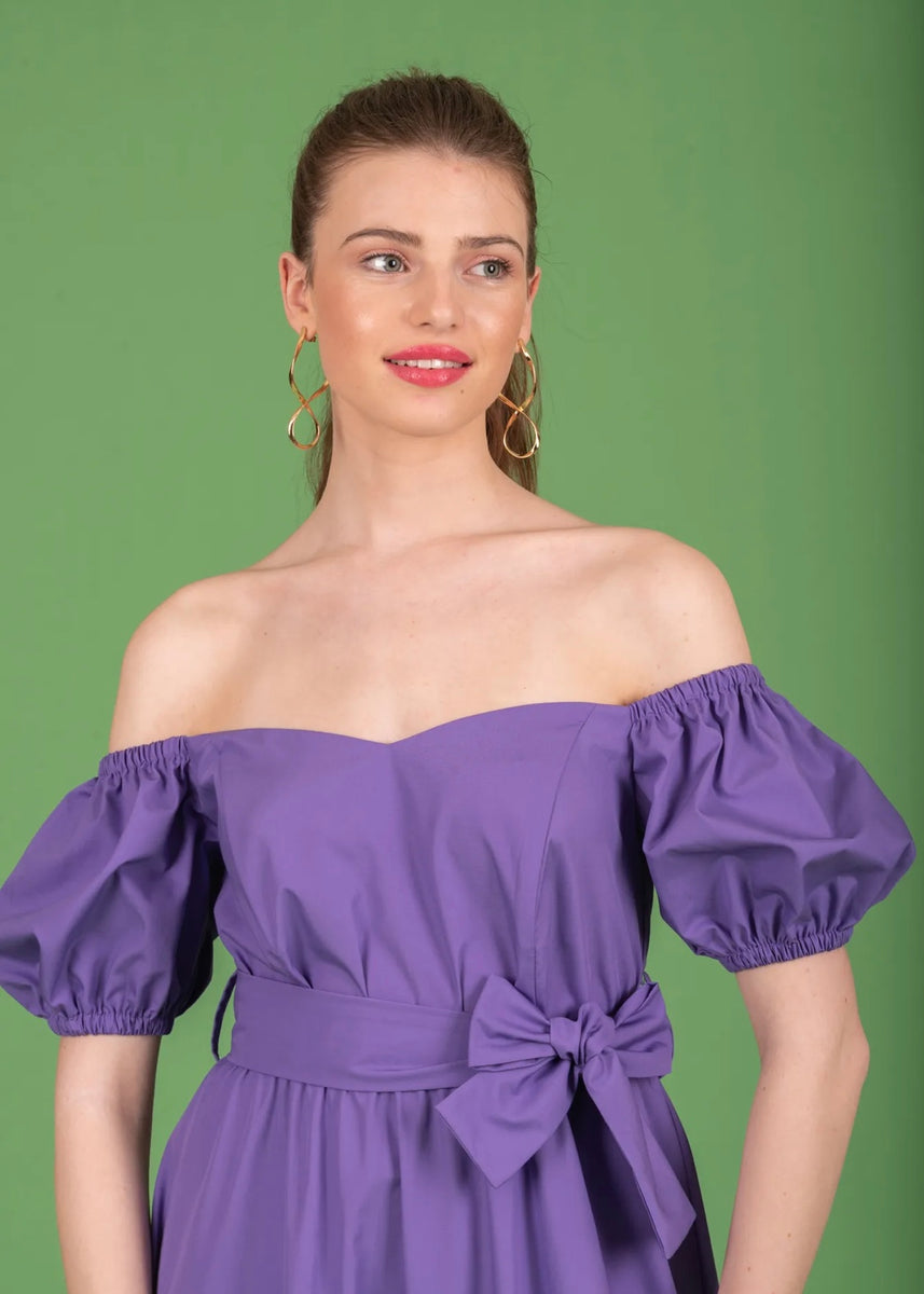 Rosalie dress (Mauve) Chaton – PetrolbyCaroline