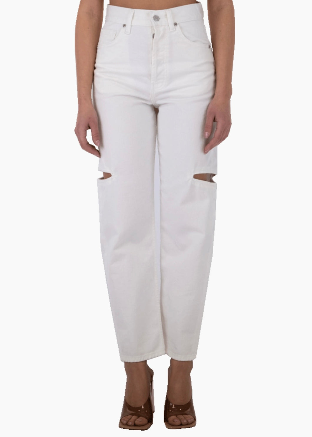 Melissa Off-White Ripped SALT & PEPPER